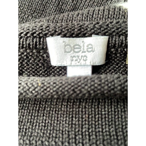 Bela NYC black knit sweater 1 - Picture 5 of 6